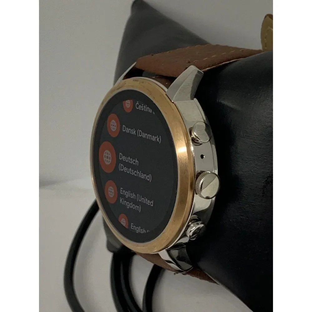 Fossil Gen 4 Authentic Digital Dial Smart Watch Custom Band FTW6016 NP21